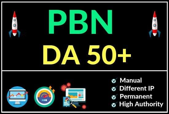 4 DR 60+ homepage permanent PBN Backlink