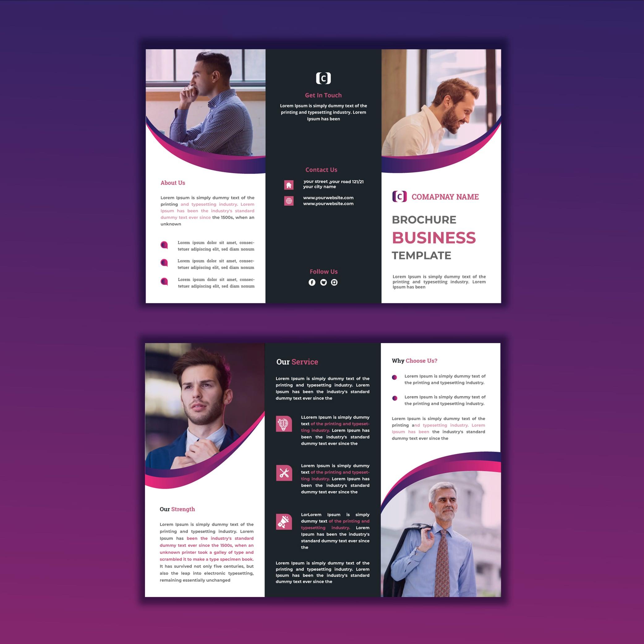 I will design a business trifold brochure, corporate brochure