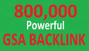 i Build 800,000 Gsa Ser backlink To improve Google Ranking 