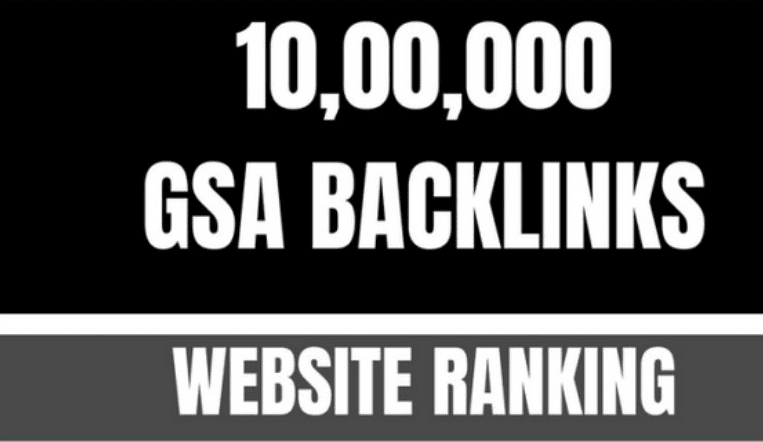 I will create 1m SEO backlinks for website ranking