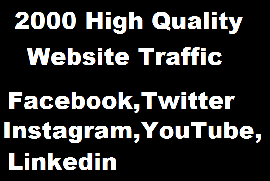 Bring Real 2000 Visitors to your Website 