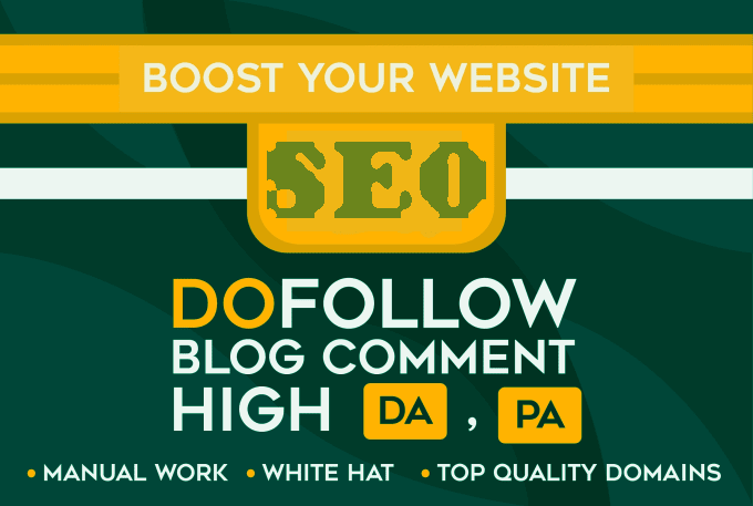 I will create 100 dofollow blog comment quality backlinks