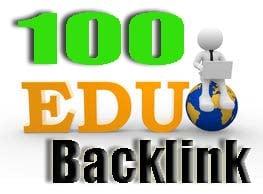Build 100 HQ .EDU backlinks and rank higher on Google fast page.