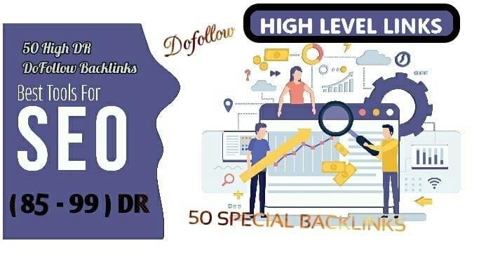I Will Build DR 90 to 99 High Quality 50 dofollow backlinks for seo services, First page Ranking Now