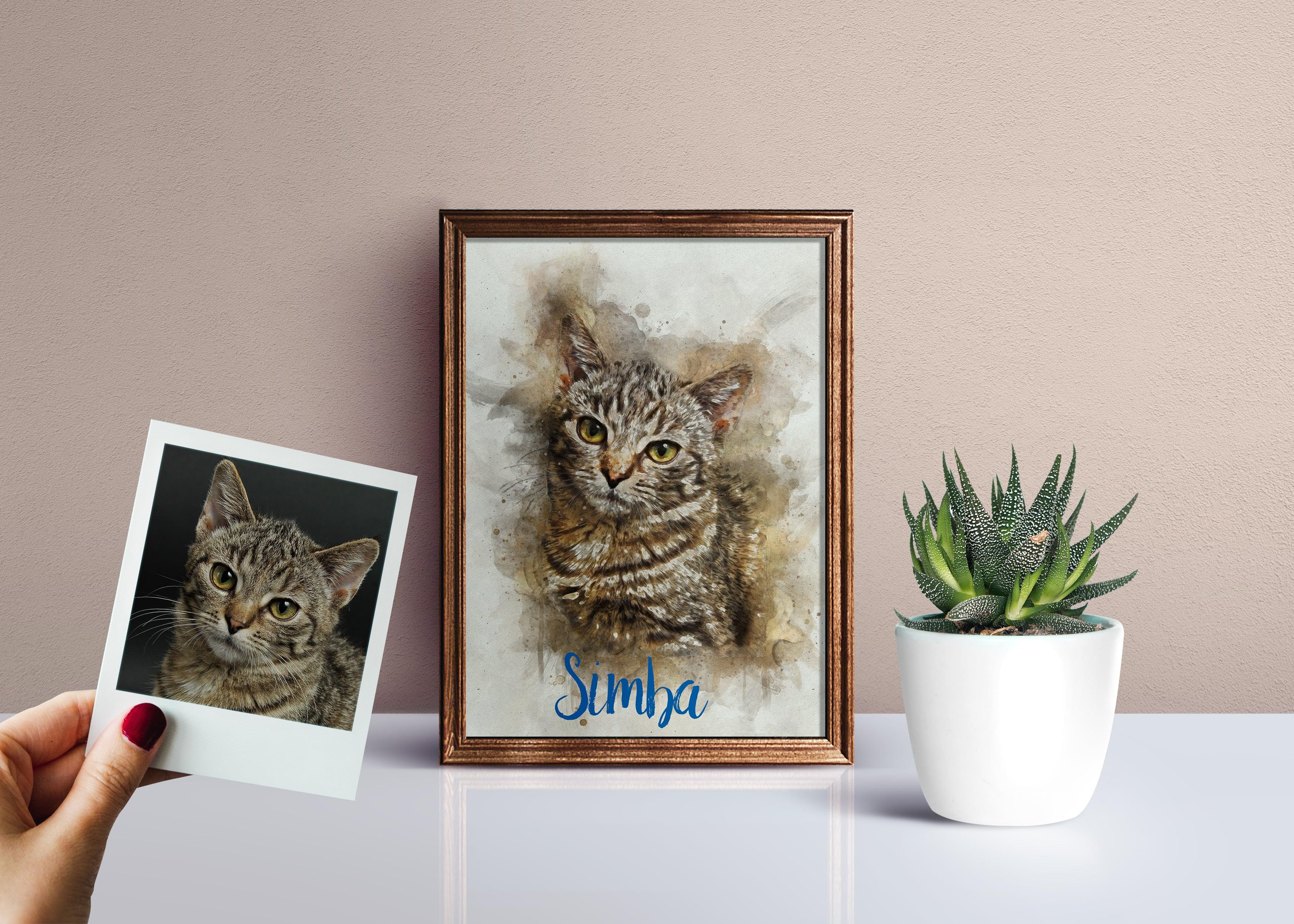 I will create watercolor painting portrait