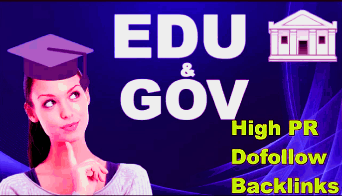 I will Create Manually 10 High quality Edu & Gov Backlinks For your Website Ranking 
