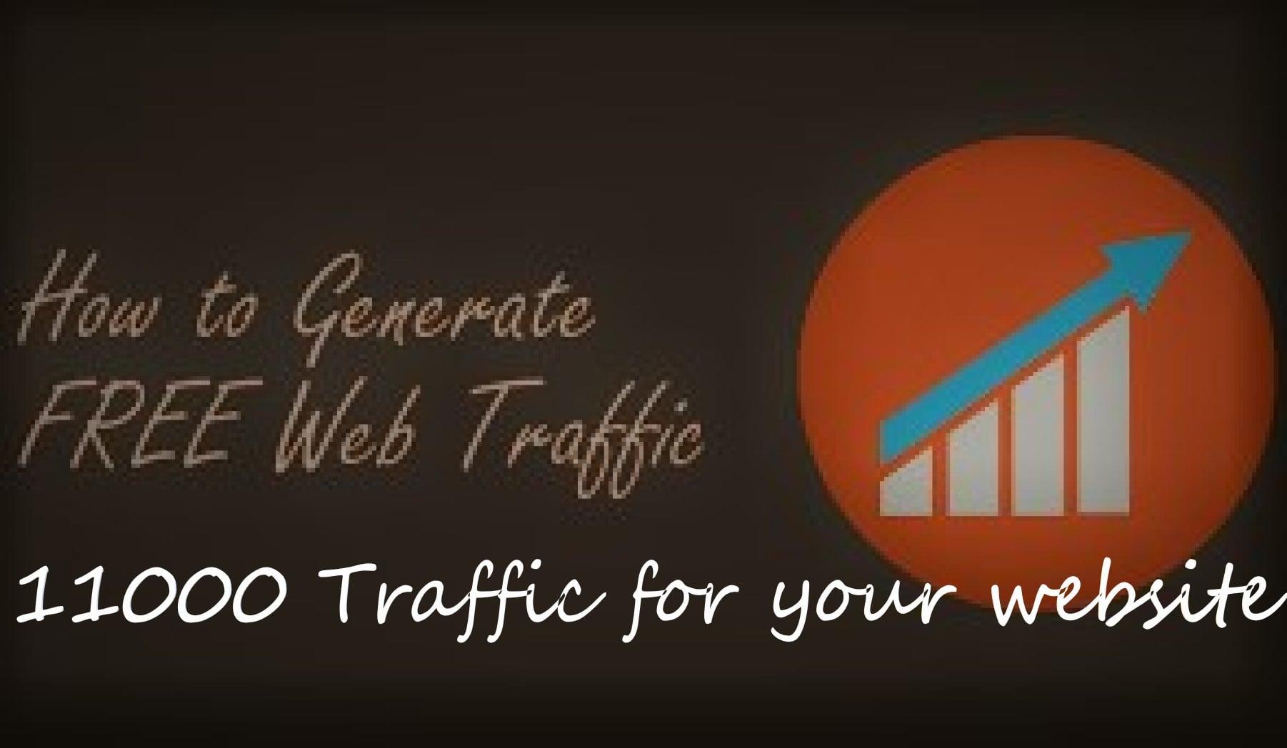 11,000 Human Website Traffic From Google,twitter and instagram Web Visitors to your website