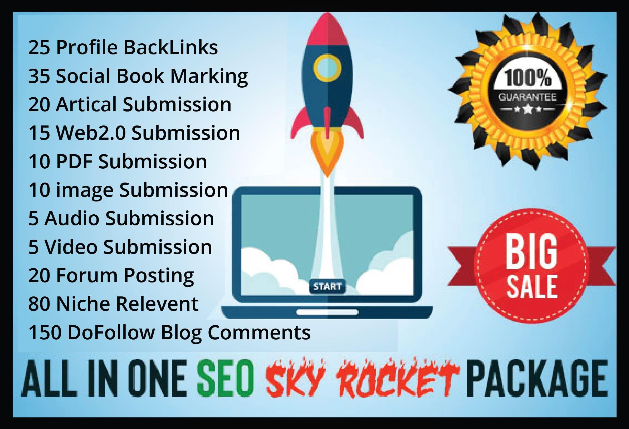 I Will Do White hat SEO Offpage Backlink Package Service