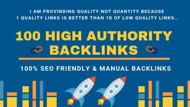 I will create manual high quality SEO backlinks to improve your google ranking