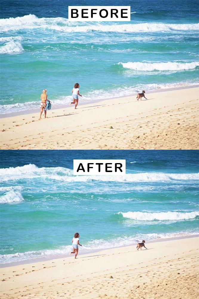 Remove object or person from any photo PEFRECTLY