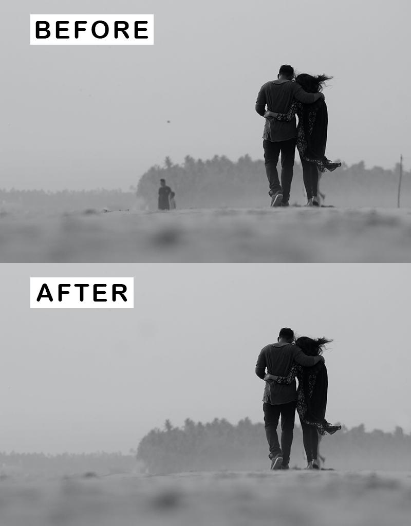 Remove object or person from any photo PEFRECTLY