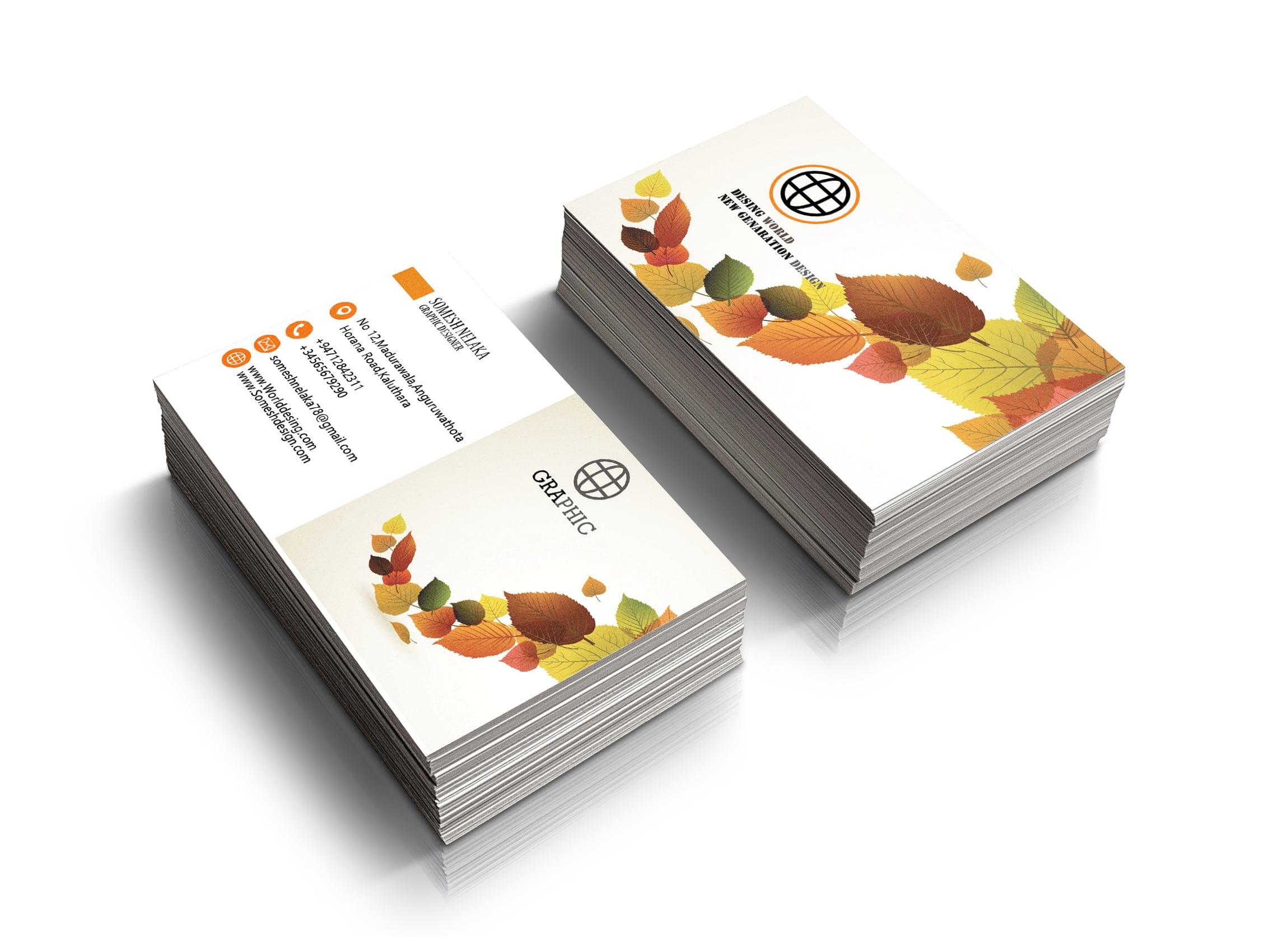 I will design craetive and professional business card