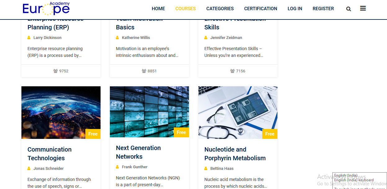 I will help get Academy Europe Certificate for all courses within one hour