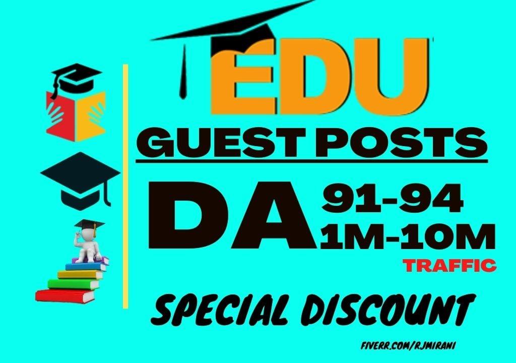 I will Publish 10 high authority Edu Guest Posts Umn, Yc, elsevier, clark and other education blogs 