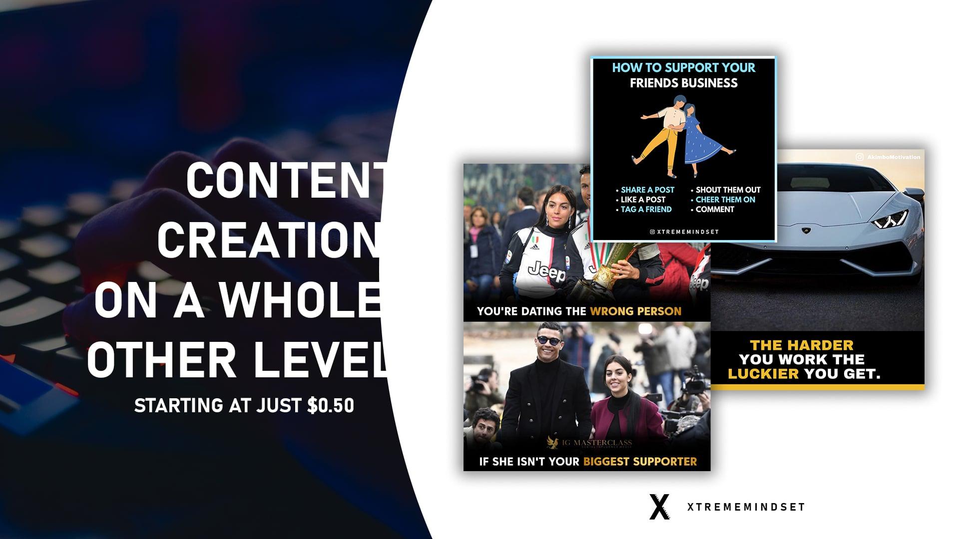 We make content for your social media on a whole other level