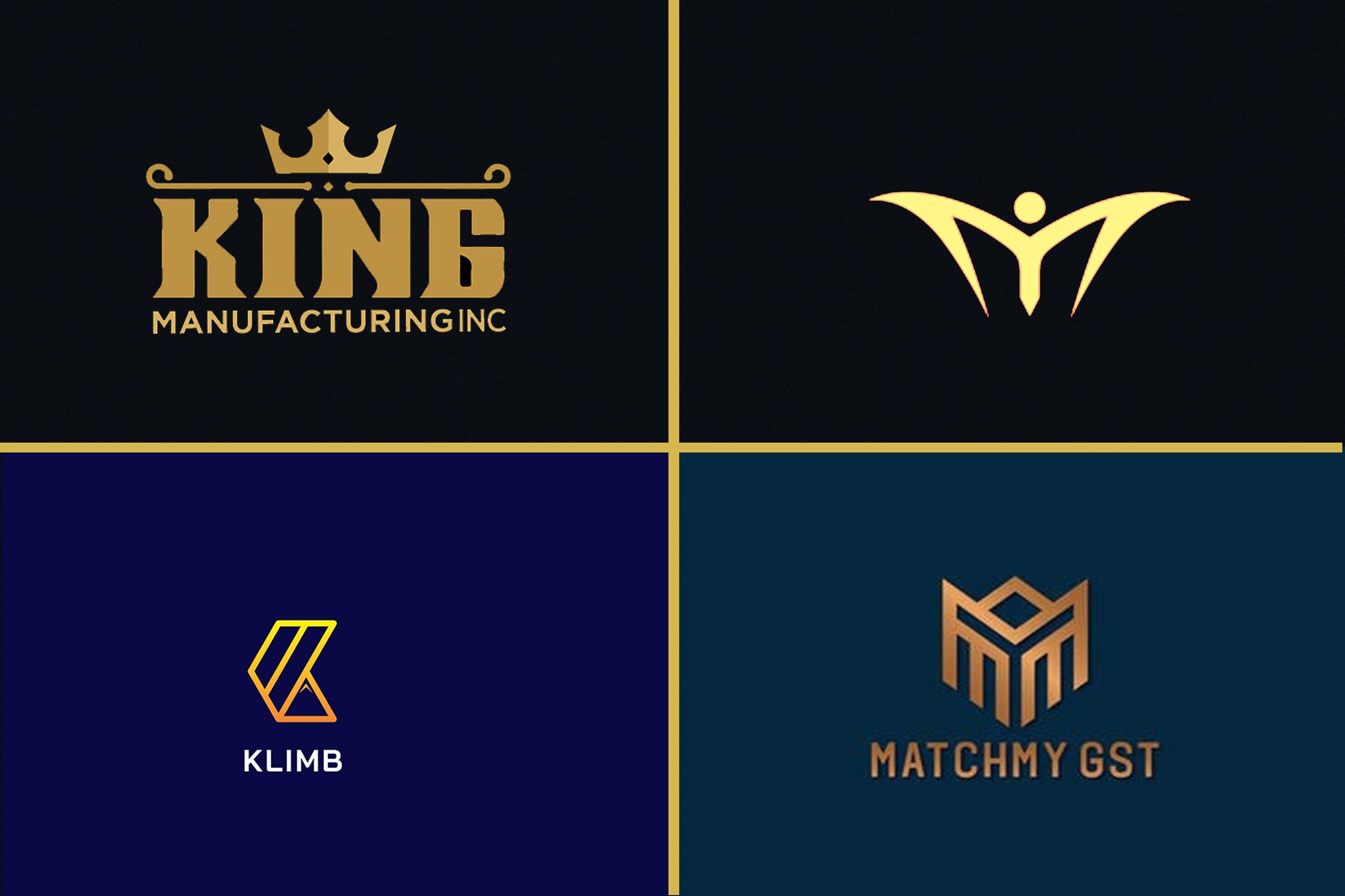 I will do modern minimalist luxury logo design