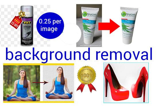 I will create clipping path and remove images background