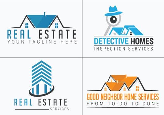 I will design real estate construction property logo