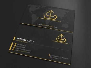 I will design awesome business card and brand identity