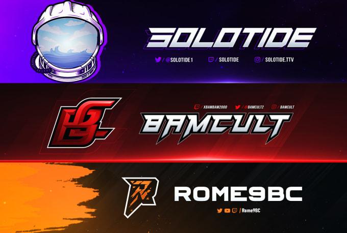 I will design YouTube banner and Facebook banner 