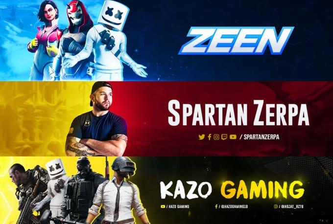 I will design YouTube banner and Facebook banner 