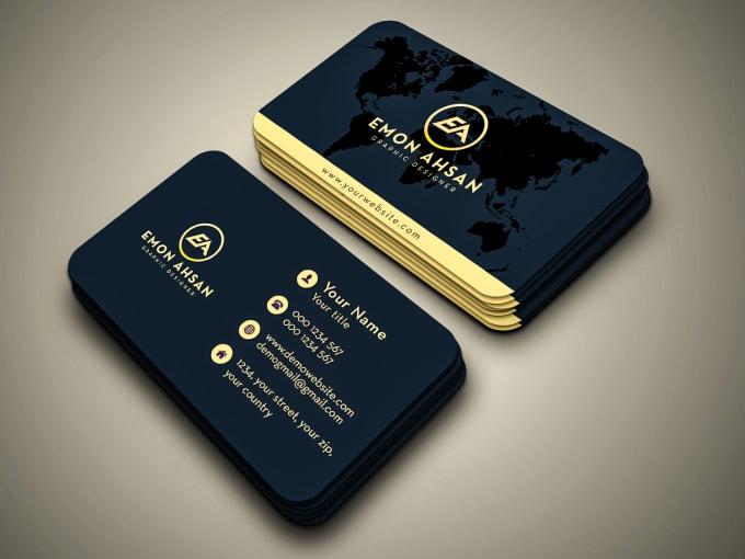 I will design minimalist business card in 24hrs