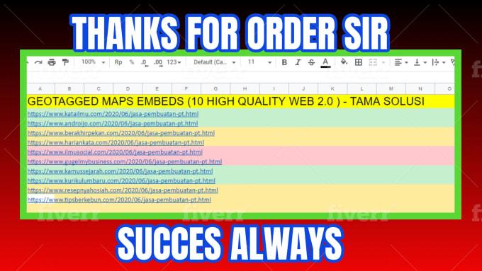 I will embed and 500 backlinks, skyrocket gmb in google rankings