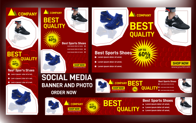 I will design social media posts, slider, covers, headers and banners