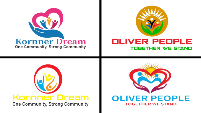 design outstanding nonprofit, community and charity logo(2 Unique Logo Designs + PNG + JPG + 3D Mock