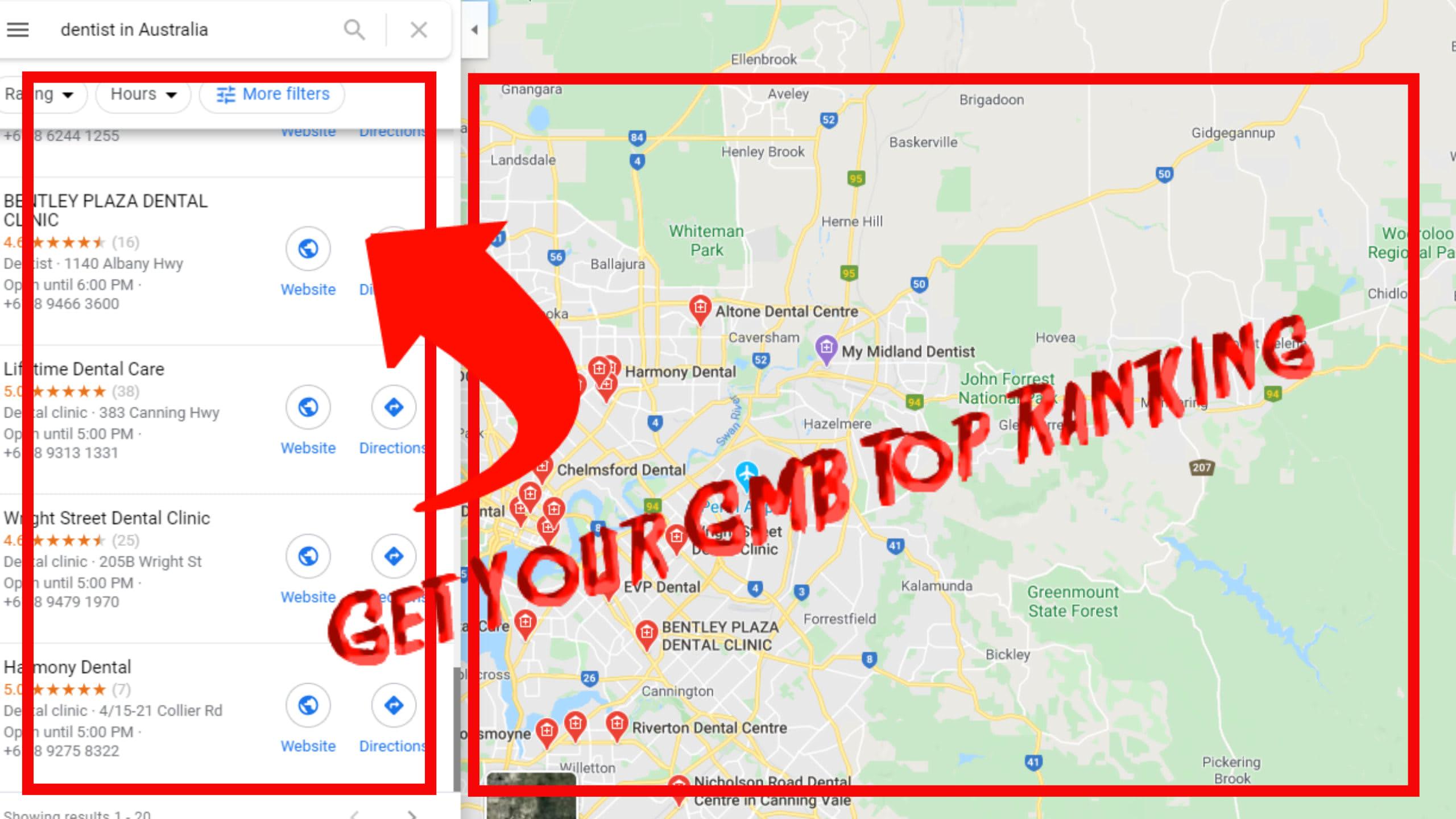 I will create google map citation, skyrocket gmb in 3 pack SEO