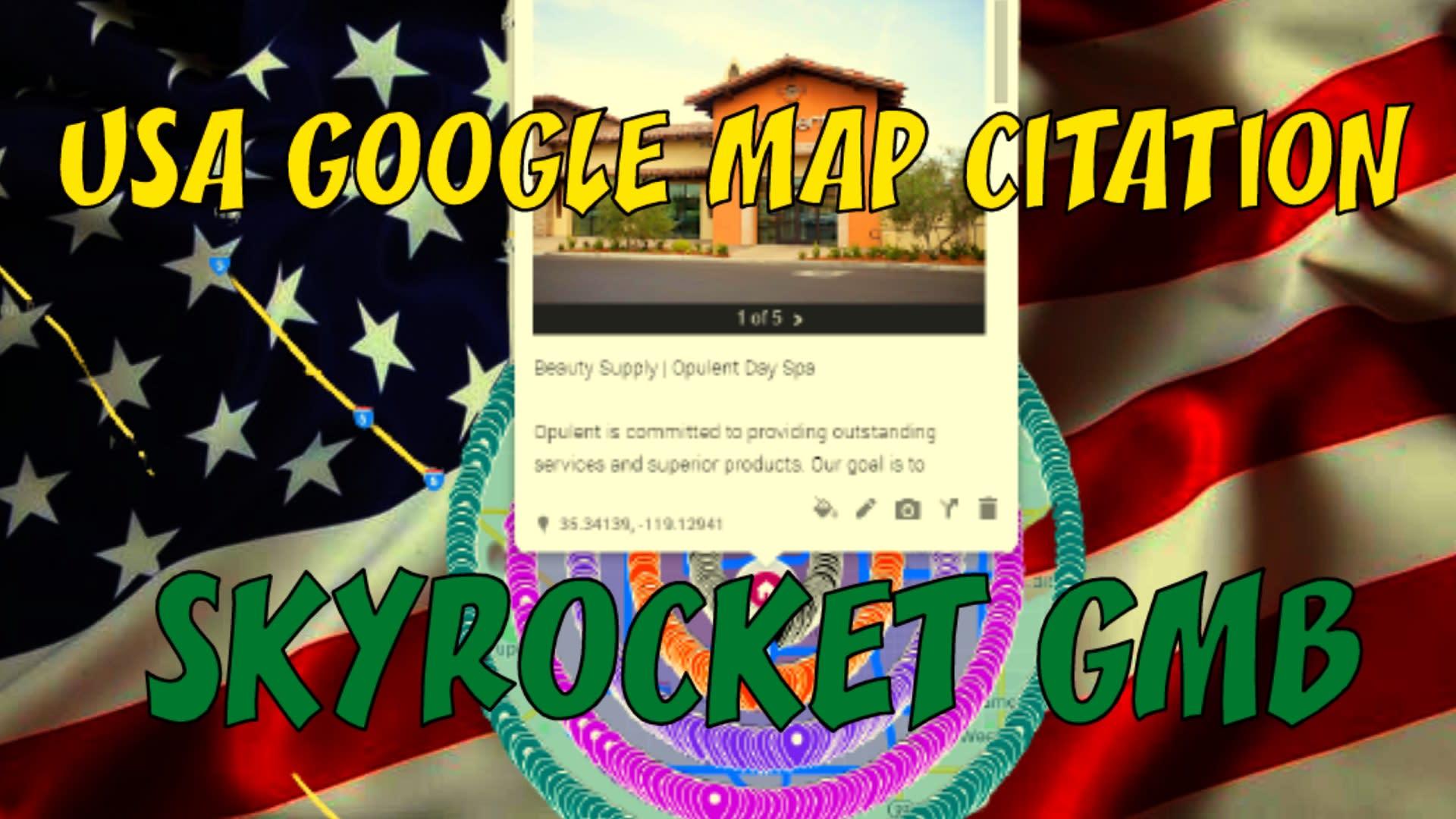 USA google point map citation for local SEO ranking(1,000 POINT)