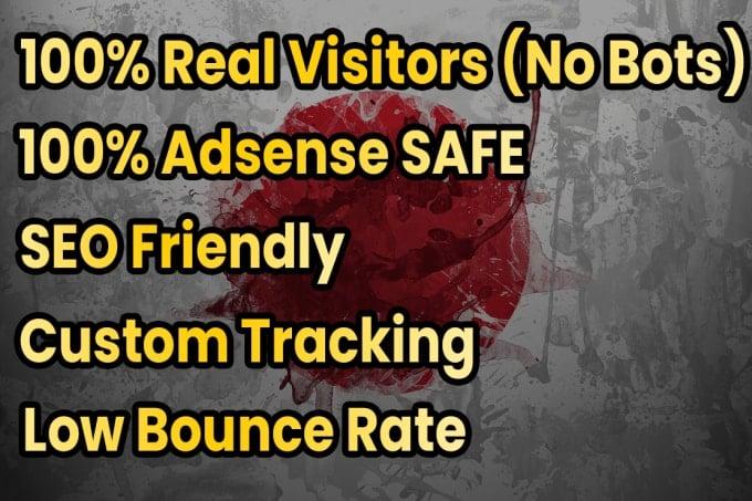 I will drive real Japan targeted web traffic 20k VISITORS