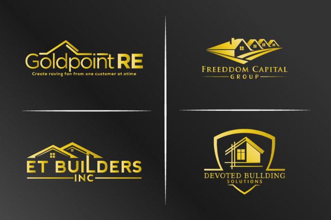 design trending real estate construction investment property home logo