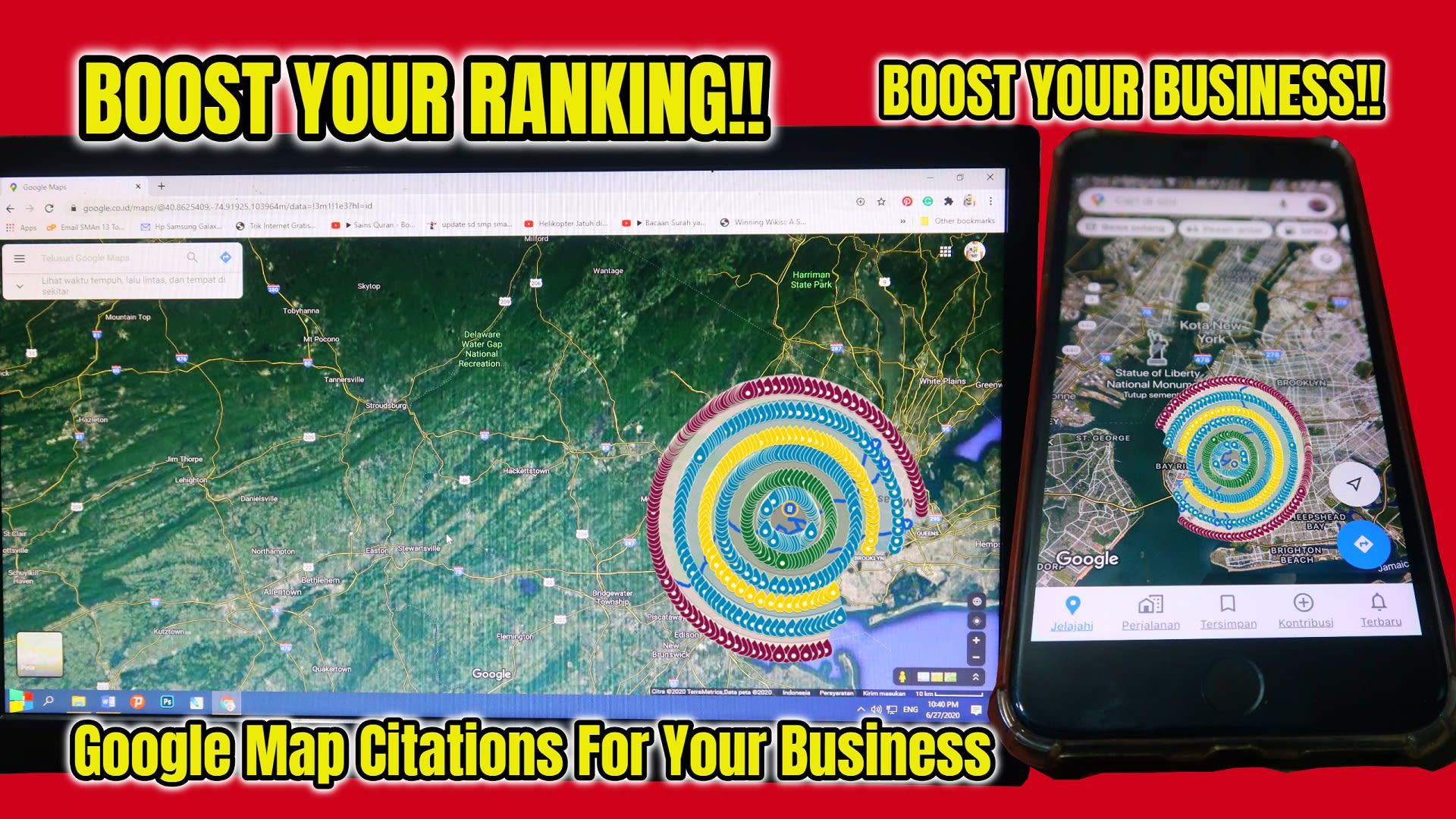 I will create 1000 google map citation to skyrocket your business