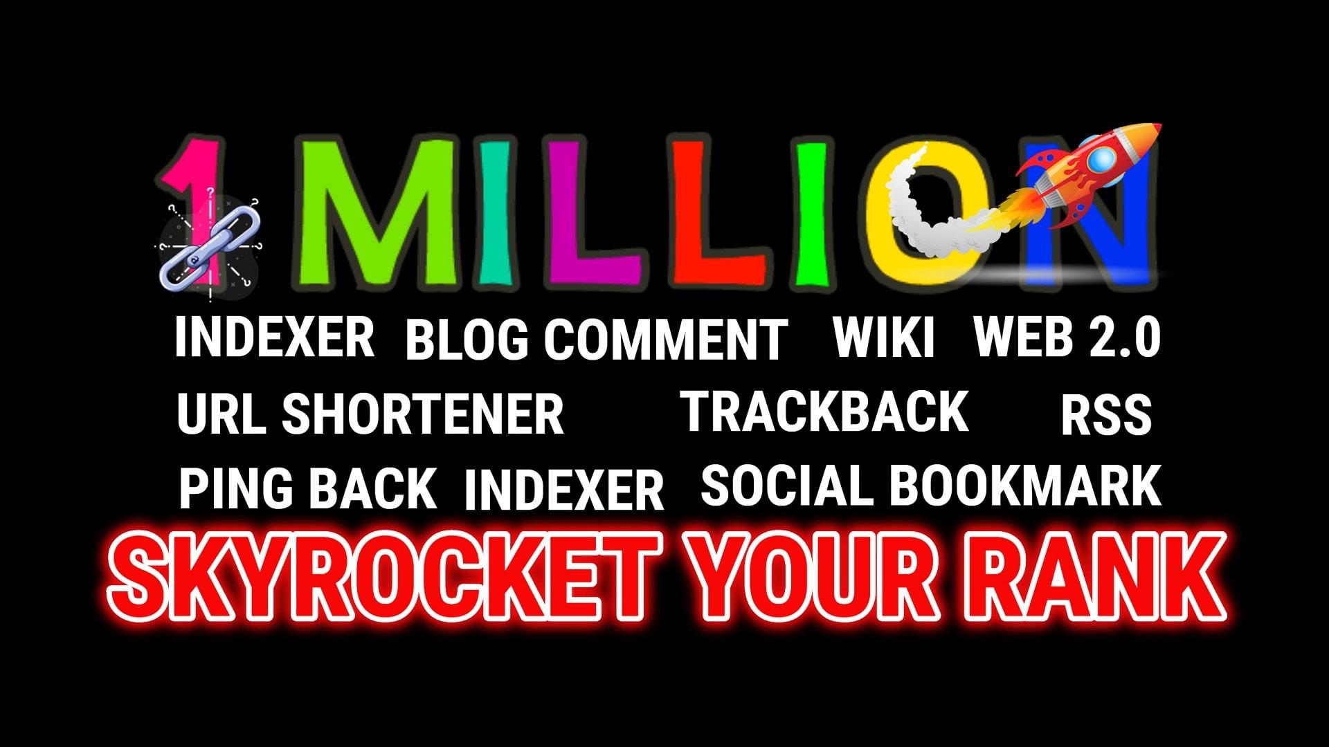 200K backlinks SEO skyrocket your rank in google