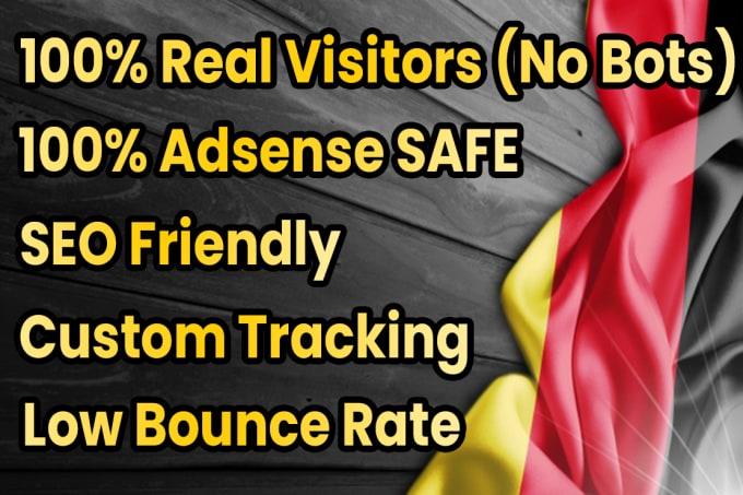 I will drive real Germany targeted web traffic 20k VISITORS