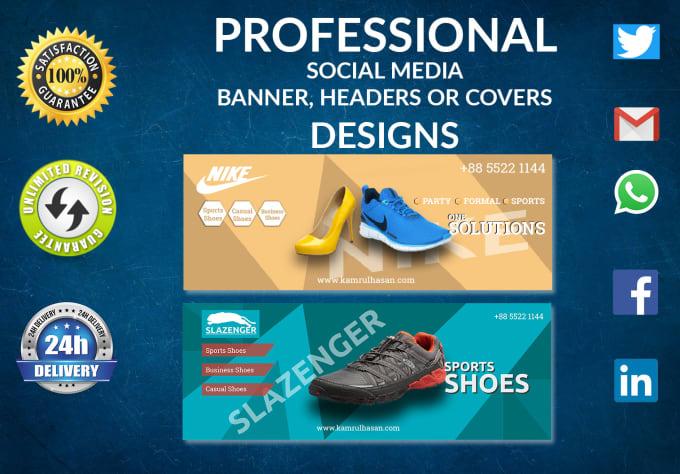 I will design social media posts, slider, covers, headers and banners