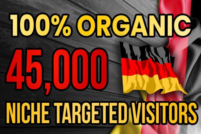 I will drive real Germany targeted web traffic 20k VISITORS