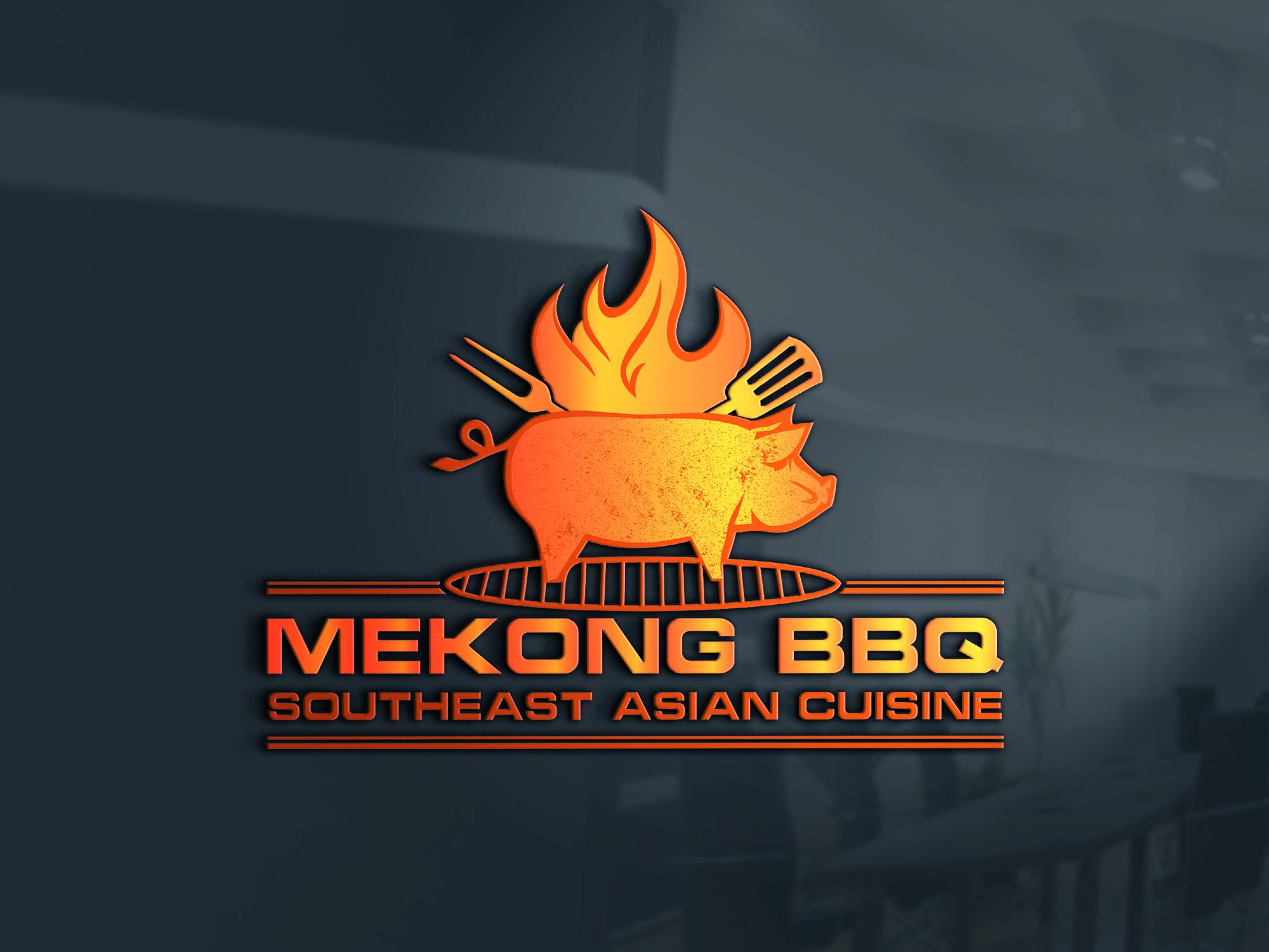 modern restaurant caf&eacute; chef catering fast food BBQ logo(2 HQ Concepts /5 Revisions / HQ JPEG + PNG)