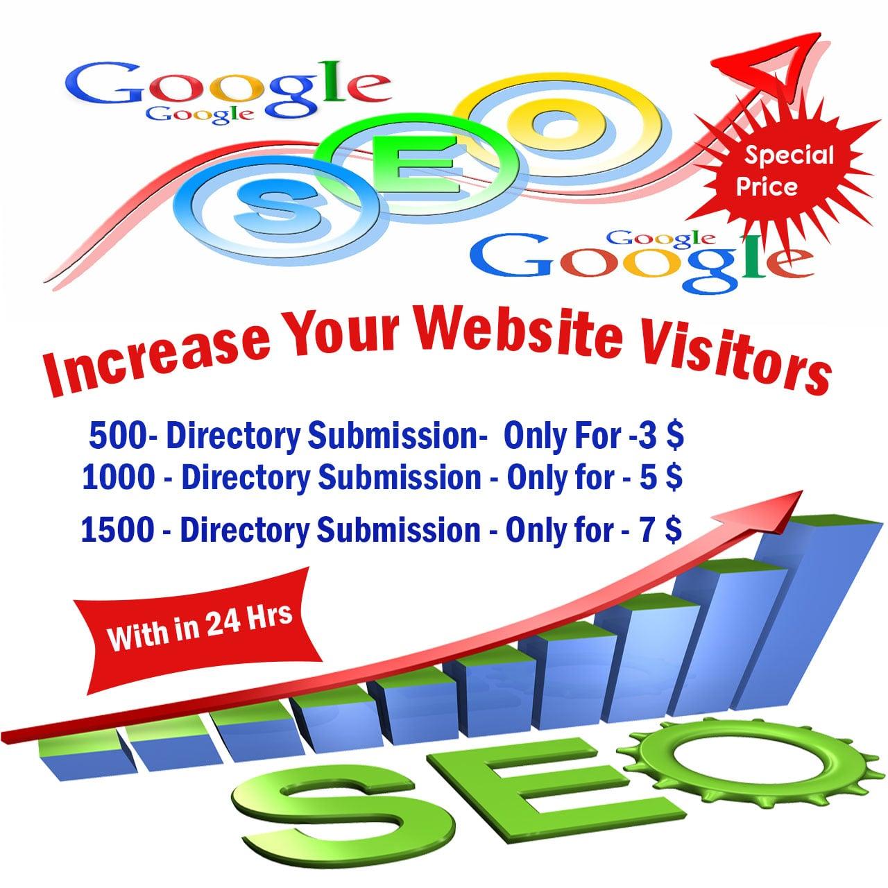 I will submit website to 500 directories within 24 hours
