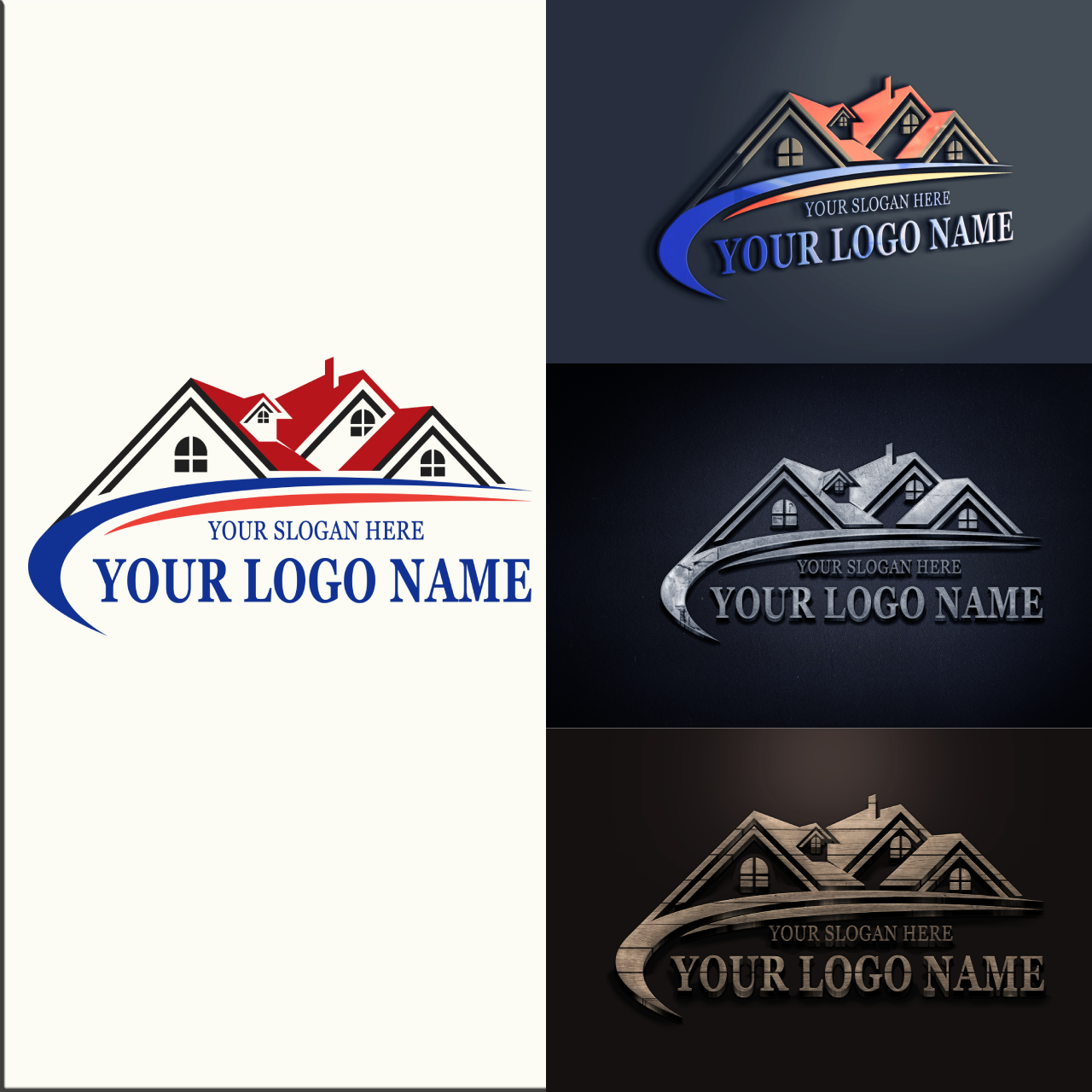 I will convert your transparent logo or text into 3D-MOCK UP design