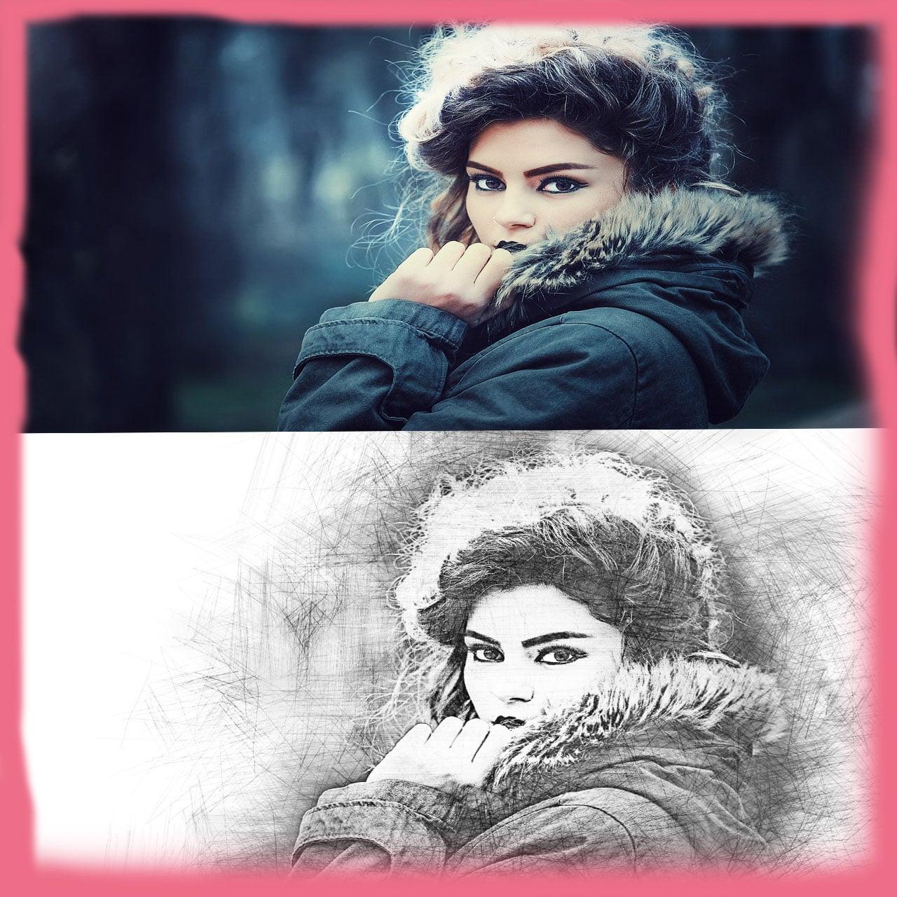 i will convert your photo into pencil sketch art or Cartoon portrait or oil painting, etc.