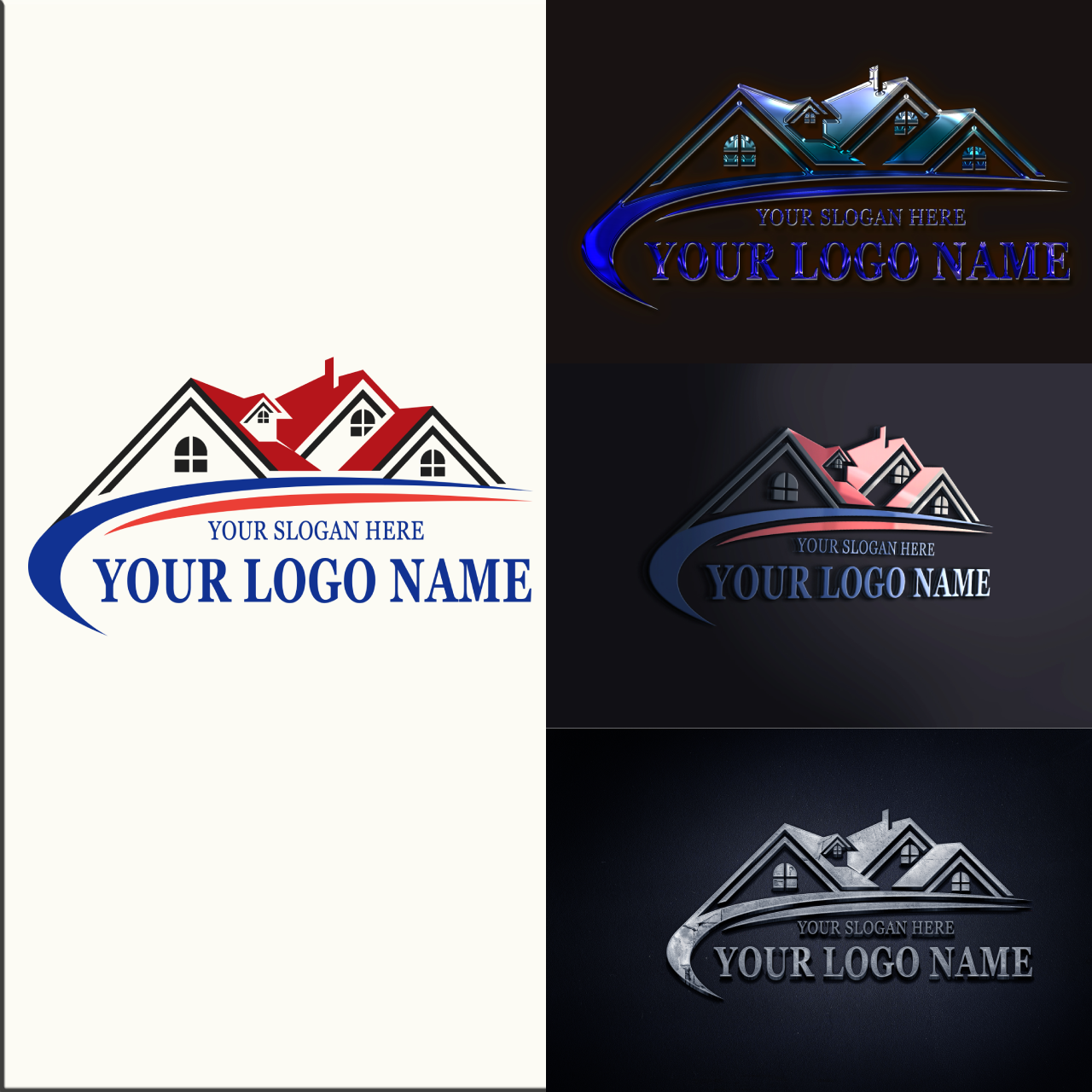 I will convert your transparent logo or text into 3D-MOCK UP design