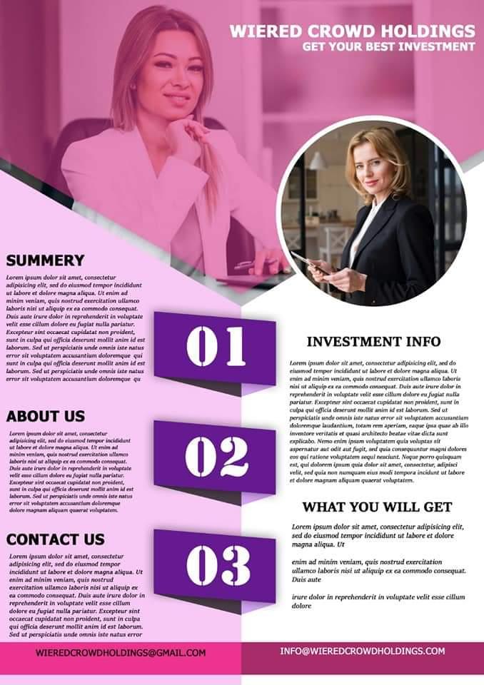 Creating Eye catching flyers, Brochures & All Graphics