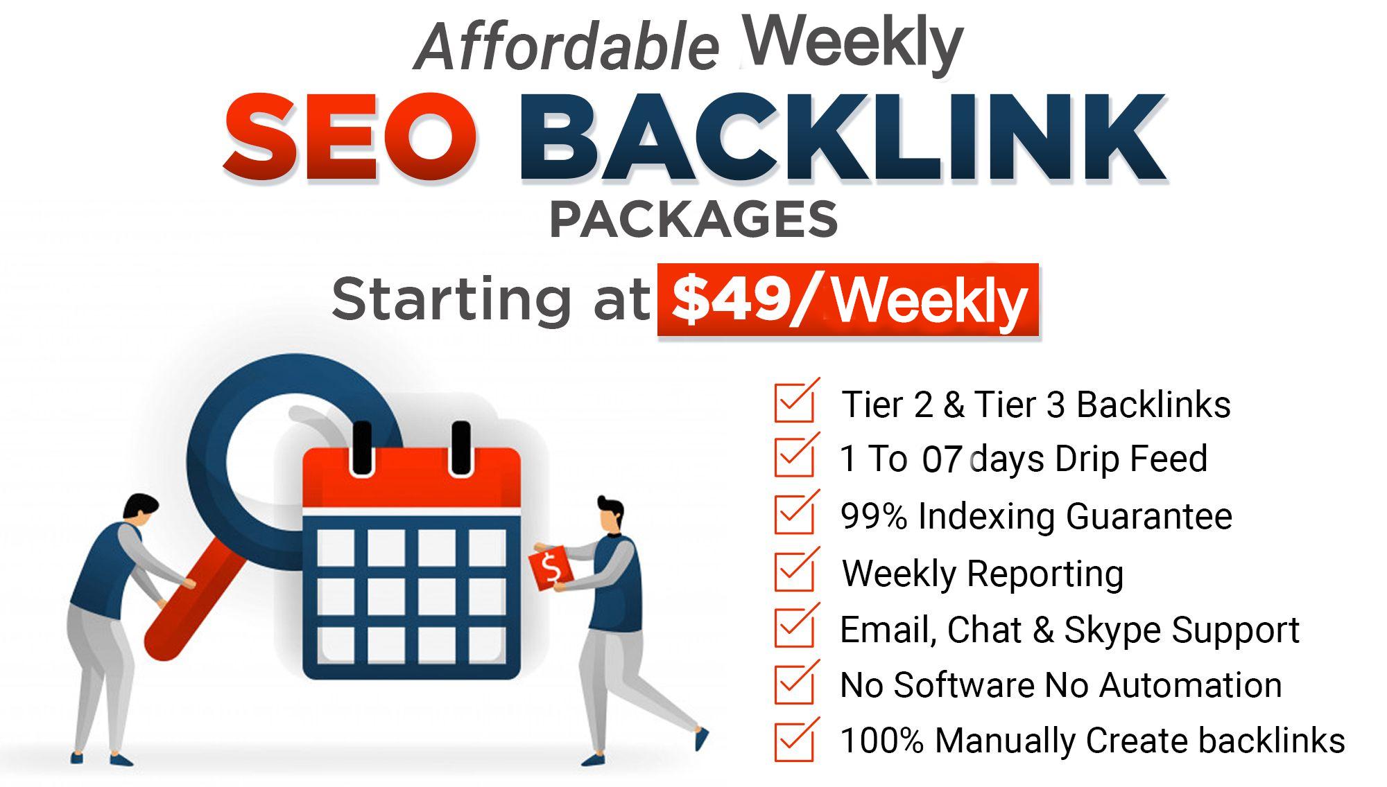 Manually Super Booster Weekly Whitehat SEO Package