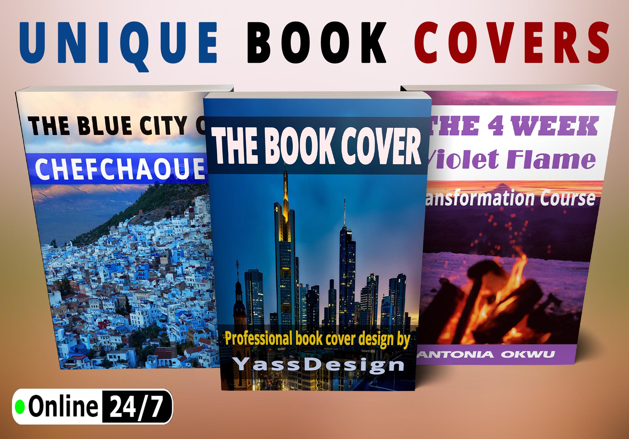 I will create book cover design, ebook cover or kindle book cover design