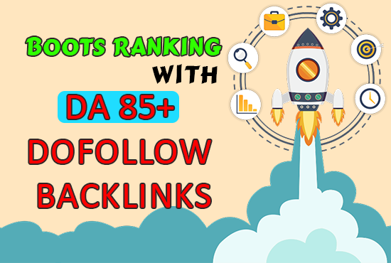 I will create da 85 dofollow backlinks via high da 301 redirect SEO links