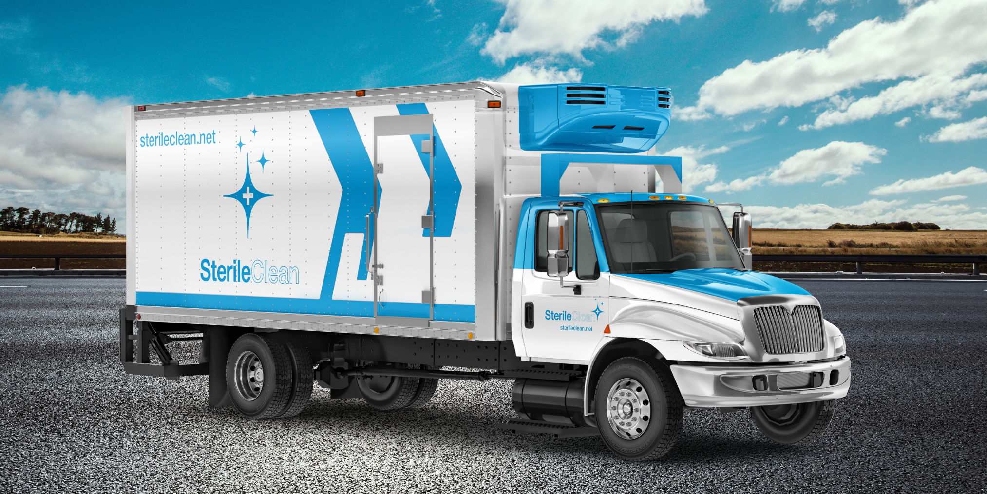 I will put your logo on 3d car, truck, bus,van or vehicle models wrap design mockup