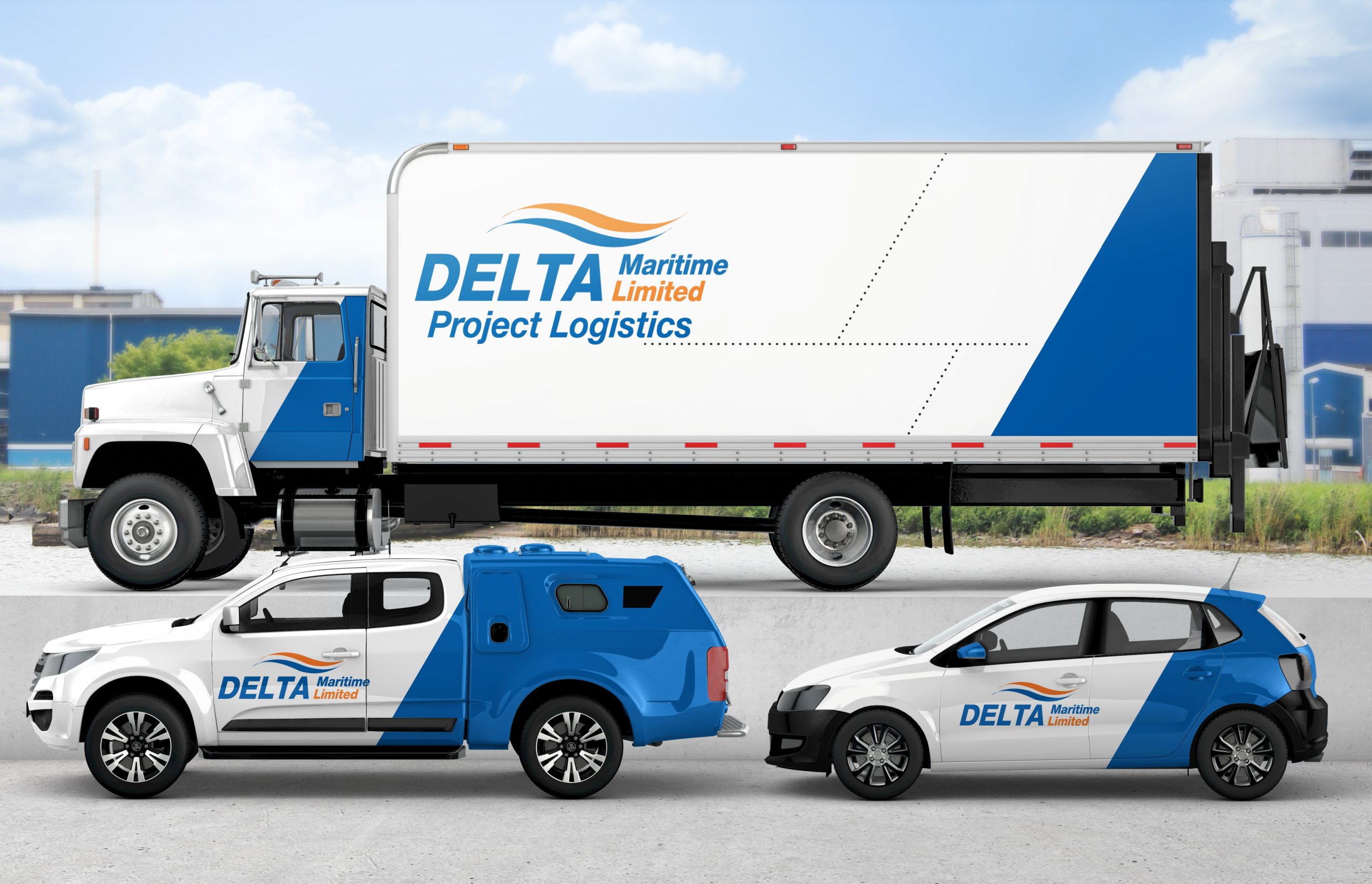 I will put your logo on 3d car, truck, van or vehicle wrap design mockup