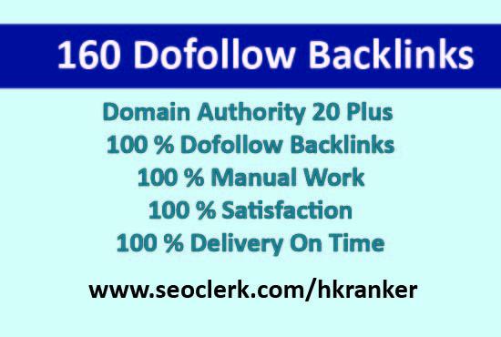 I will provide 160 high quality dofollow blog comment backlinks
